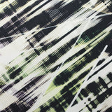 BZ Digital Flip Polyester Spandex Fabric - Multi-Color Peacock Feather Brazilian Print, 60" Width (1 Yard)