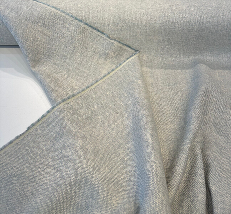 Sunbrella Chartres Mist 100 Percent Solution Dyed Acrylic Fabric - Teal Beige, Solids, Textured, 52" Width (1 Yard)