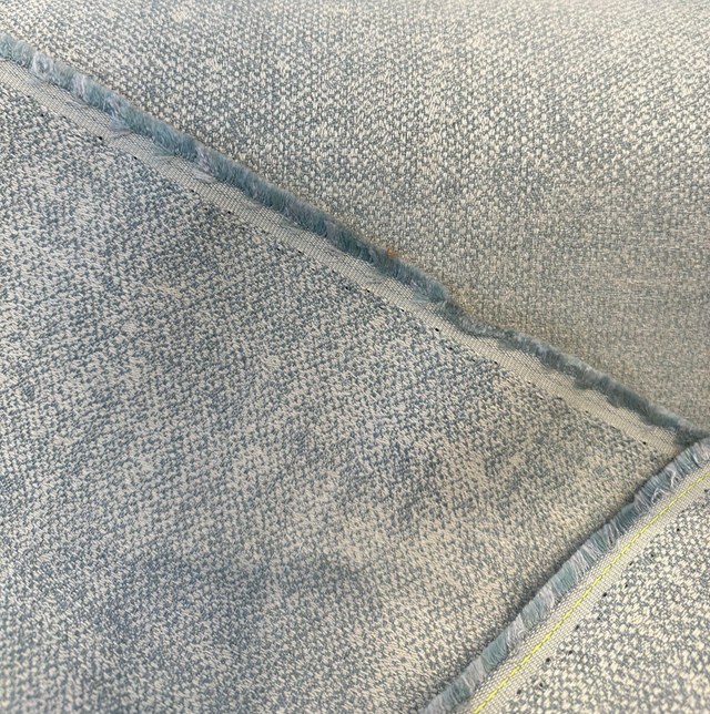 Sunbrella Chartres Mist 100 Percent Solution Dyed Acrylic Fabric - Teal Beige, Solids, Textured, 52" Width (1 Yard)