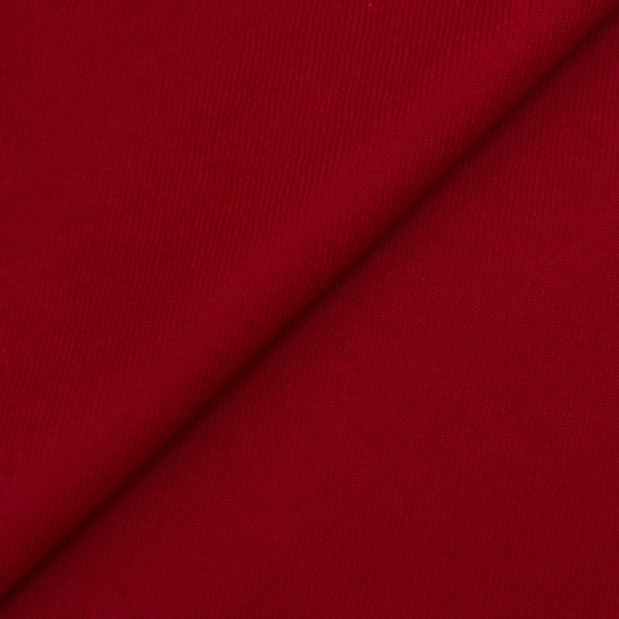 Red Worsted Flannel Wool Fabric - Red, Worsted Flannel, 63" Width (1 Yard)