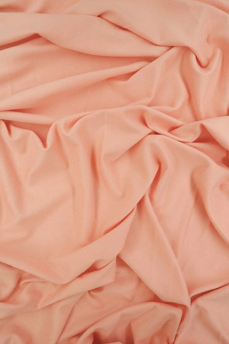 1 Yard DTY Brushed Solid Knit Fabric, 58/60? Wide Polyester Spandex Blend