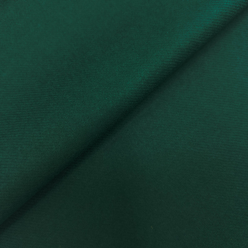 Green Worsted Flannel Wool Fabric - Green, Worsted Flannel, 63" Width (1 Yard)