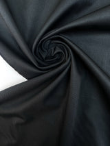 Black Cotton Twill Suit Fabric