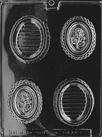 Oval Rose Pour Box Chocolate Mold - LPF079