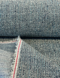 Hampton Laguna Blue Tweed Polyester Fabric - Blue Teal Turquoise Navy Tweed, 55" Width (1 Yard)