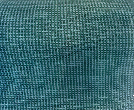 Paravel Peacock Solution Dyed All Weather Acrylic Fabric - Peacock Blue Small Scale Geometric Pattern, 54" Width (1 Yard)