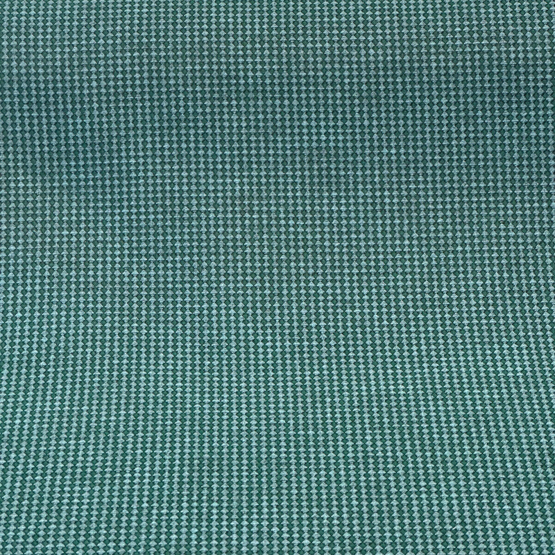 Paravel Peacock Solution Dyed All Weather Acrylic Fabric - Peacock Blue Small Scale Geometric Pattern, 54" Width (1 Yard)