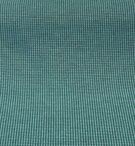 Paravel Peacock Solution Dyed All Weather Acrylic Fabric - Peacock Blue Small Scale Geometric Pattern, 54" Width (1 Yard)