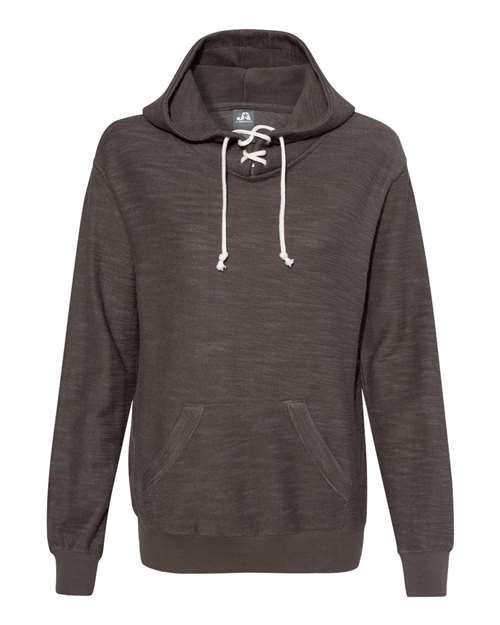 Women's French Terry Sport Lace Scuba Hooded Sweatshirt