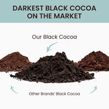 The Cocoa Trader - Black Cocoa Powder for Baking (1lb) and making black icing