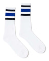 USA-Made Striped Crew Socks