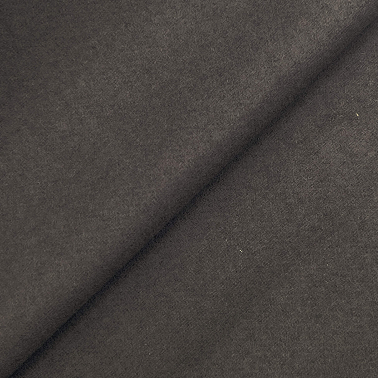 Dark Gull Grey 100 Percent Wool Flannel Fabric - Grey, 60" Width (1 Yard)