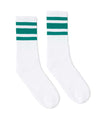 USA-Made Striped Crew Socks