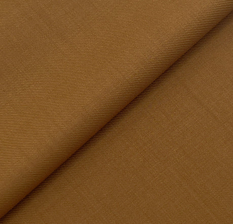 Chipmunk Brown Wool Blend Fabric - Brown, 60" Width