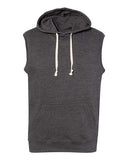 Men's Triblend Sleeveless Hooded Sweatshirt
