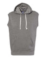 Men's Triblend Sleeveless Hooded Sweatshirt