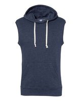 Men's Triblend Sleeveless Hooded Sweatshirt