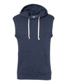 Men's Triblend Sleeveless Hooded Sweatshirt