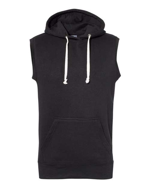Men's Triblend Sleeveless Hooded Sweatshirt