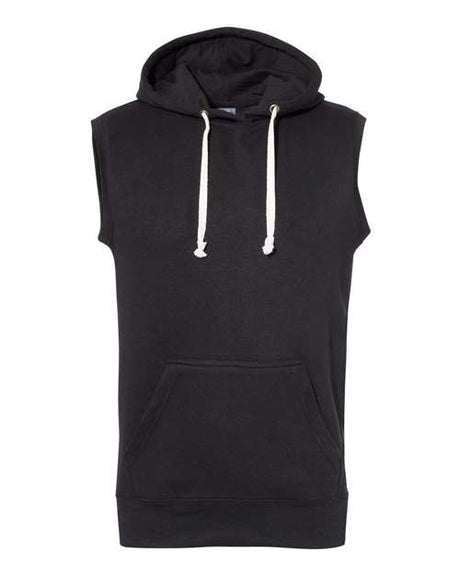 Men's Triblend Sleeveless Hooded Sweatshirt