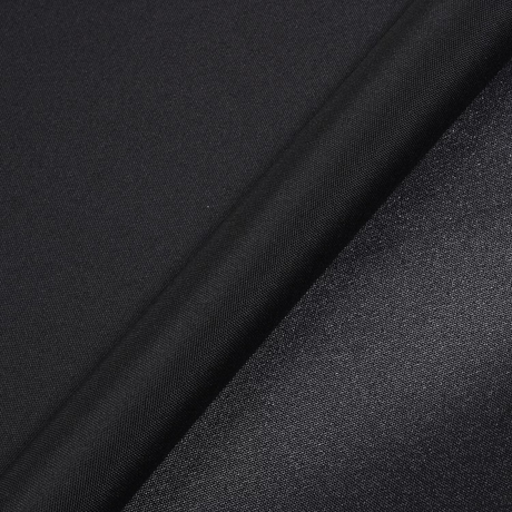 Sunbrella Firesist Solution Dyed Polyester Fabric - Black Solid, 60" Width (1 Yard)