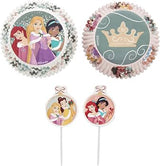 Disney Princess Christmas Cupcake Decorating Kit – 48 Liners and 24 Toppers