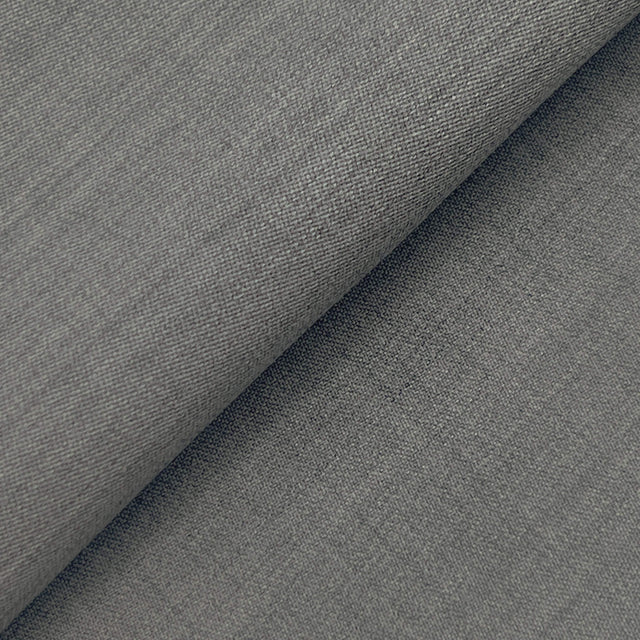 Super 120S Wool Fabric - Light Grey, 60" Width