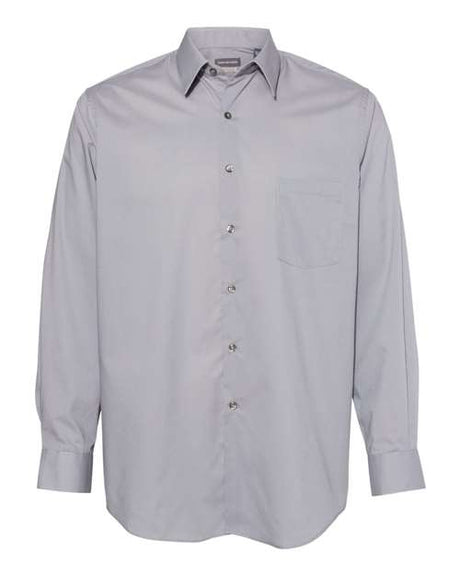 Broadcloth Point Collar Solid Shirt