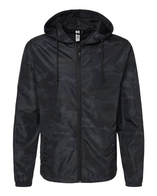 Men's Lightweight Waterproof Windbreaker Full-Zip Jacket