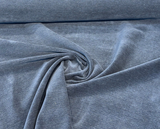 Sunbrella Decor Blue Midnight Chenille Acrylic Fabric - Blue Solid, 54" Width (1 Yard)