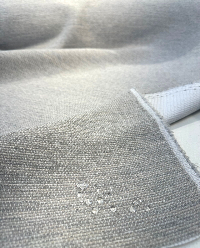 Sunbrella Boucle Twirl Acrylic Fabric - Pebble Gray Boucle, 54" Width (1 Yard)