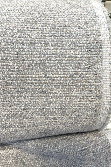 Sunbrella Boucle Twirl Acrylic Fabric - Pebble Gray Boucle, 54" Width (1 Yard)