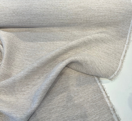 Sunbrella Boucle Twirl Acrylic Fabric - Sand Beige, Textured Finish, 54" Width (1 Yard)