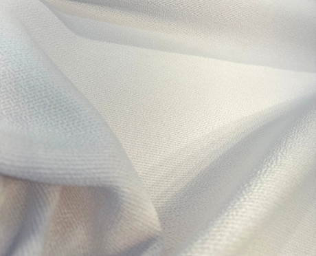 Sunbrella Boucle Twirl White Acrylic Fabric - White Textured Boucle, 54" Width (1 Yard)