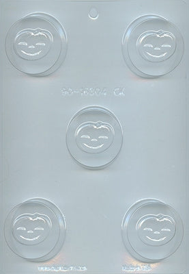 Jack O Lantern Sandwich Cookie Chocolate Mold
