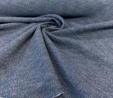 Sunbrella Boucle Improve Blue Indigo Acrylic Fabric - Blue Indigo, Textured, 54" Width (1 Yard)