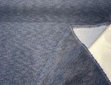 Sunbrella Boucle Improve Blue Indigo Acrylic Fabric - Blue Indigo, Textured, 54" Width (1 Yard)
