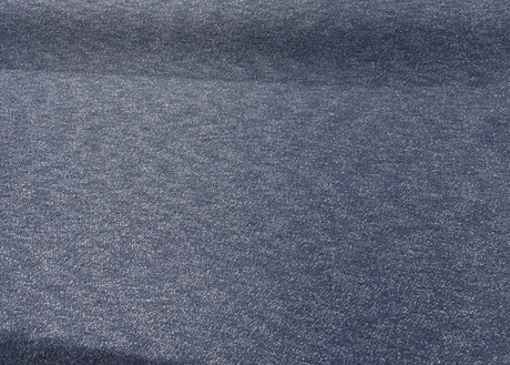Sunbrella Boucle Improve Blue Indigo Acrylic Fabric - Blue Indigo, Textured, 54" Width (1 Yard)