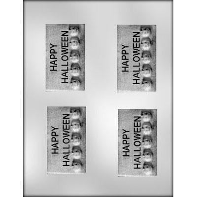 Happy Halloween Chocolate Bar Mold (90-3609)*