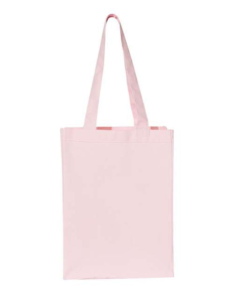 Q-Tees 12L Gusseted Heavy Cotton Canvas Shopping Bag