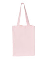 Q-Tees 12L Gusseted Heavy Cotton Canvas Shopping Bag