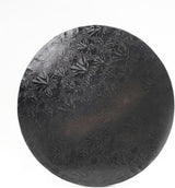 8" Round Black Foil Cake Board Drum