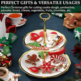 8-Piece Holiday Cookie Cutter Set – Christmas Shapes for Cookies, Fondant & Biscuits