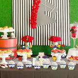 Kentucky Derby horse race-themed food & cupcake 24 piece topper picks set