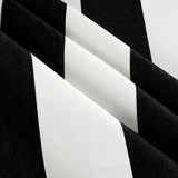 Sunbrella Cabana Classic Acrylic Fabric - Black Stripe, 54" Width (1 Yard)