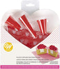 Wilton Valentine's Filled Cupcake Decorating Set 3 Tips & 8 Bag
