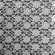 Charcoal Floral Raschel Lace Fabric,