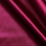 Dark Shiny Satin Stretch Polyester Spandex Fabric - Solid, Medium-Heavy Weight, 58-60" Width