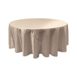 Silver Bridal Satin Round Tablecloth 120″