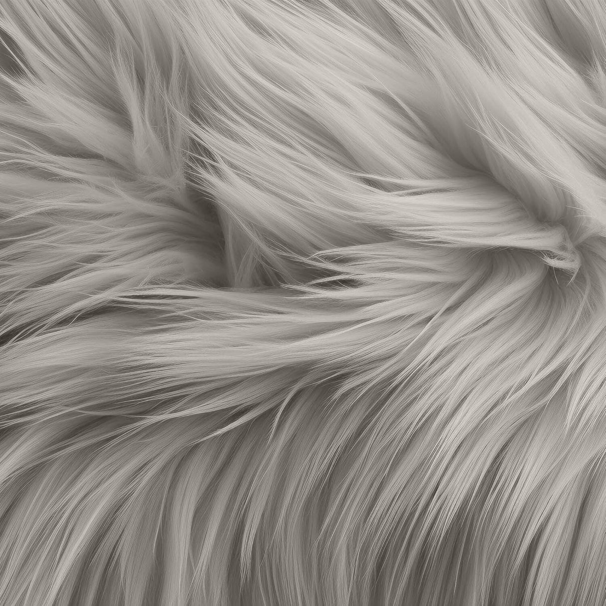 Faux Fur Fabric Squares 6x6 Shaggy Patches